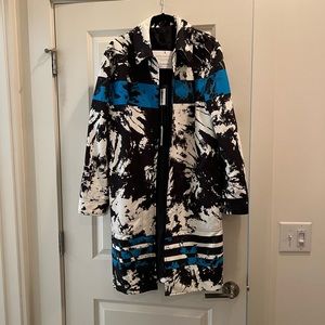 NWT Alexander Wang Printed Car Coat from Resort 2015 collection. Size: US 6